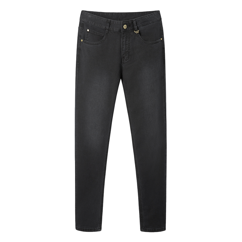 圣吉奥男士牛仔裤春夏新款直筒修身中青年韩版潮流商务休闲裤长裤