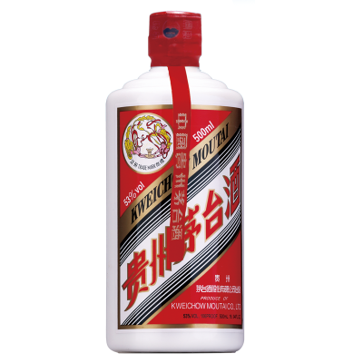 [酒别重逢]贵州茅台酒 戊戌狗年生肖纪念酒53度375ml*2酱香型白酒礼盒装