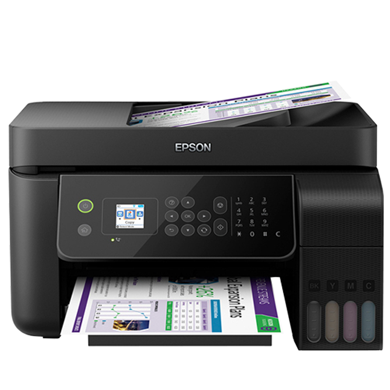 爱普生Epson L5298全新商务墨仓式旗舰机 彩色墨仓式连供多功能A4打印复印扫描传真 套餐3