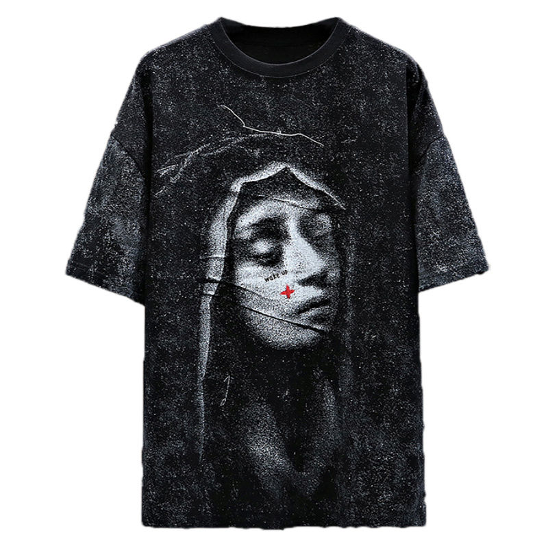 满速(Muszoom)短袖t恤男士夏季纯棉ins潮流百搭夏装圆领五分袖