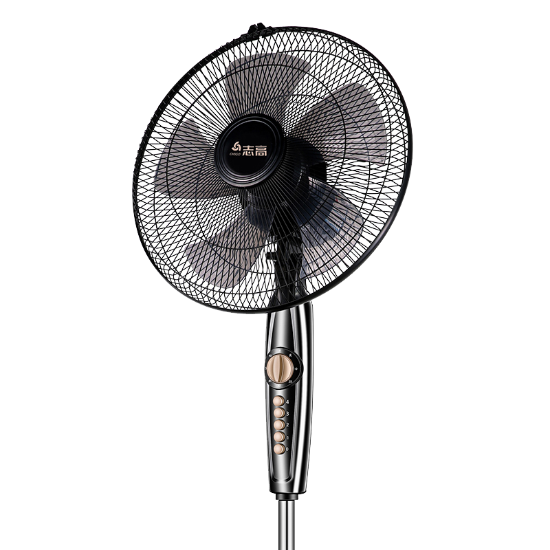 志高电风扇 四挡柔风遥控立式 广角送风 持久续航支持定时功能落地扇宿舍风扇 摇头扇 电扇[7叶遥控款]
