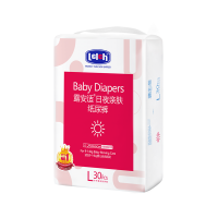 露安适/lelch日用亲肤纸尿裤L码30片装男女宝宝学步裤超薄透气初生婴儿秋冬纸尿裤9kg-14kg