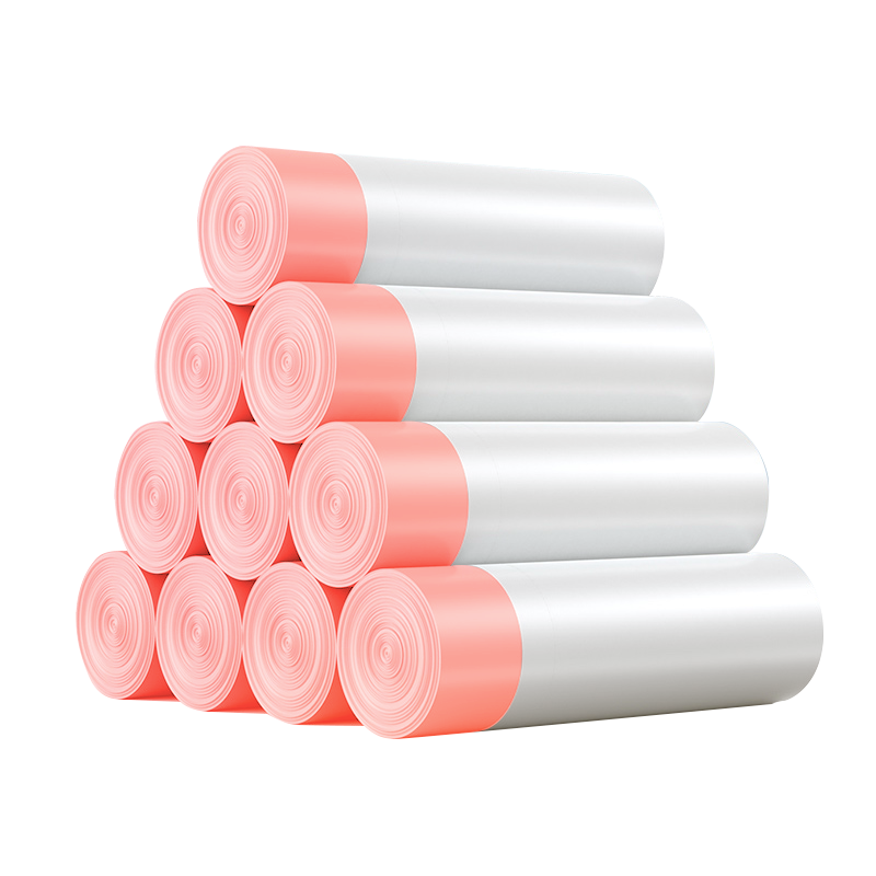 好媳妇家用环保可降解自动收口手提式抽绳式一次性垃圾袋加厚