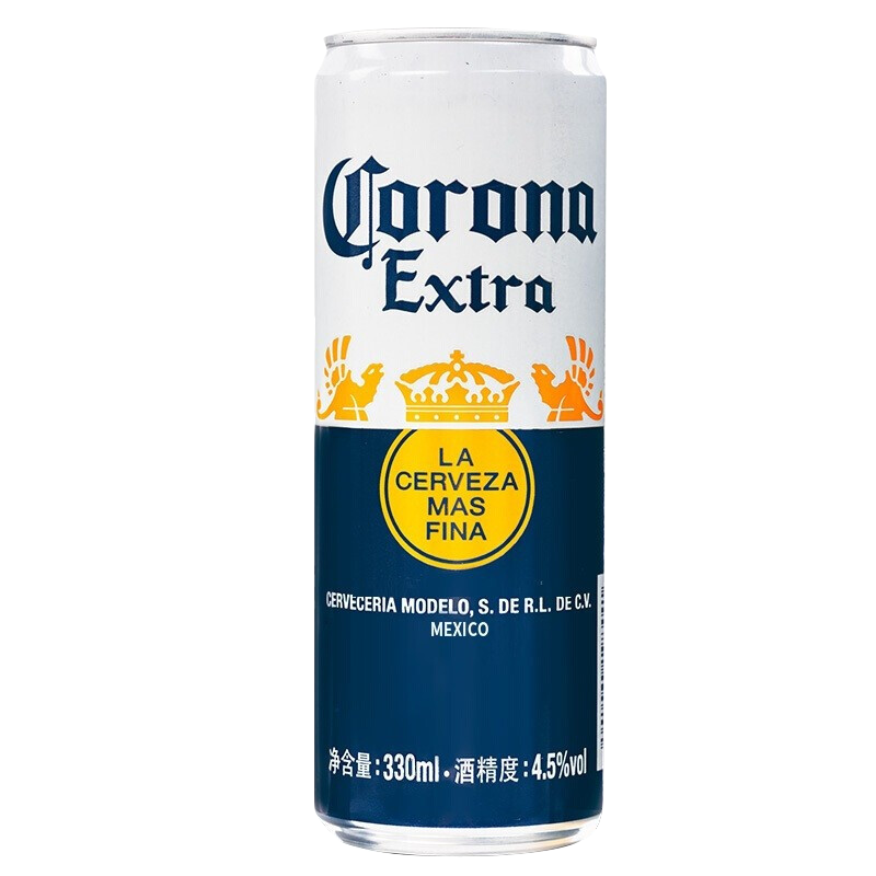 科罗娜(Corona)墨西哥风味啤酒 330ml*6听 整箱装