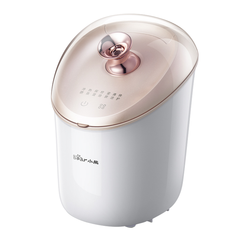 小熊(Bear) 蒸脸器 补水仪 冷热双温 脸部清洁控油纳米喷雾 智能美容仪 ZLQ-B02C1