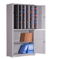 易企采 办公钥匙柜物业钥匙管理柜汽车钥匙箱中介租房钥匙整理收纳柜 500位通体带钥匙牌钥匙款