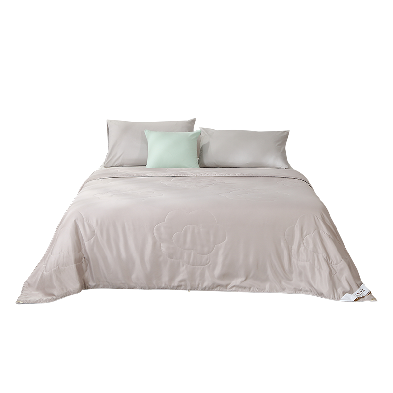 富安娜家纺丝柔倍润抗菌夏被 四季被暖冬被二合一 蚕丝夏被 空调被 夏天被子