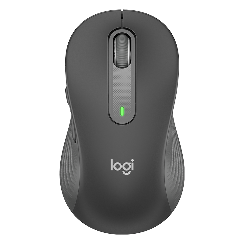 罗技(Logitech)M650鼠标 蓝牙无线鼠标双模连接办公商务笔记本家用办公室可自定义侧按键 -黑色