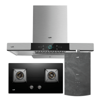 华帝(vatti)22m³吸力顶吸天然气油烟机5.0kW大火灶具16升零冷水热水器三件套144+73B+12251-16