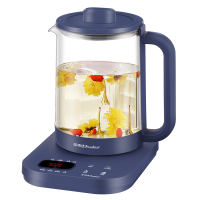 荣事达养生壶1.8L大容量家用办公泡茶壶煮茶器煎药壶电热水壶恒温烧水壶玻璃花茶壶YSH1898