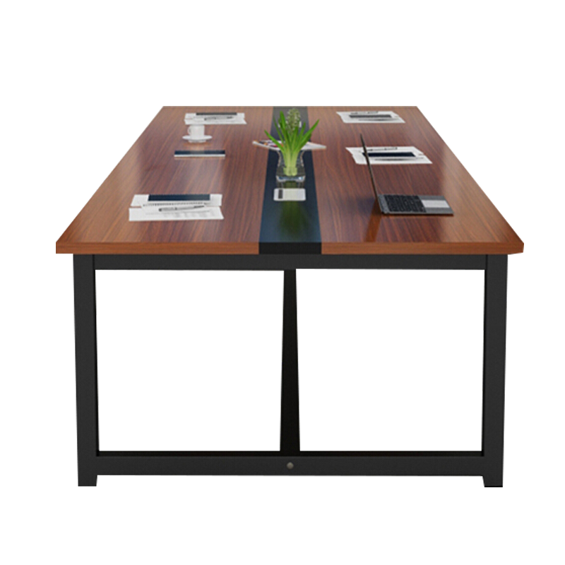 [晋美升]办公桌简约会议桌2.4米职员办公洽谈培训长桌