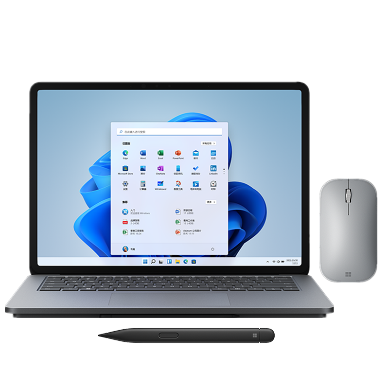 [配微软超薄触控笔2+鼠标]微软(Microsoft)Surface Laptop Studio 商用版 11代i7 32G 1T RTX A2000 亮铂金 创意设计笔记本电脑