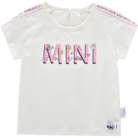 [清仓价:9.9元]铅笔俱乐部童装小童t恤短袖宽松夏季薄款女童上衣时尚洋气