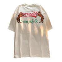 秋壳2022新款老虎设计感短袖T恤女小众慵懒百搭显瘦宽松圆领上衣