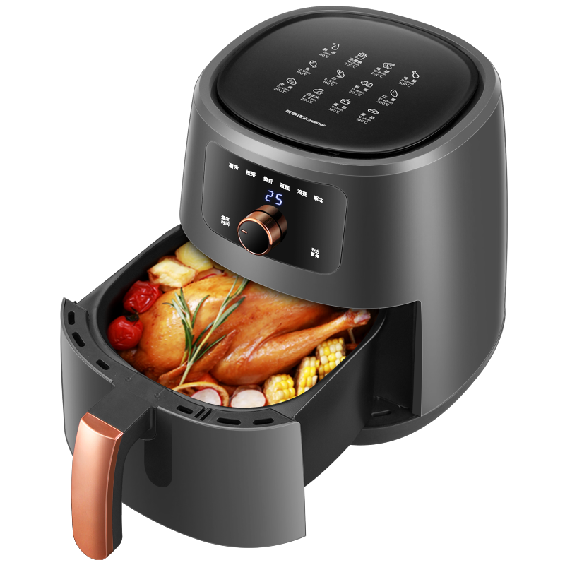 荣事达空气炸锅 5.5L大容量 家用智能触控 多功能电炸锅薯条煎炸锅低脂不沾炸锅第9代鲸系列RS-AF181L