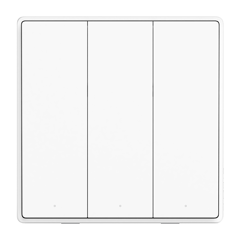 Aqara绿米墙壁开关D1(单火线双键版)