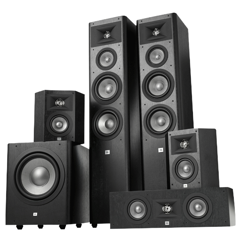 JBL Studio 280BK套装系列 5.1声道木质落地式/HIFI/烧级/高保真家庭影院组合套装