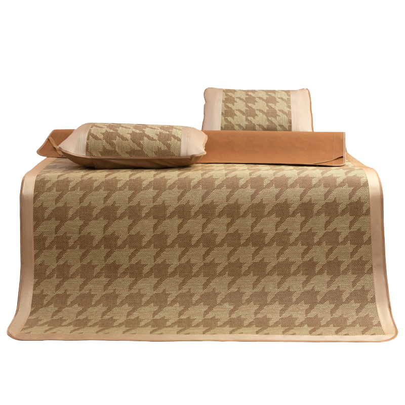 曼凝家纺 夏季夏凉席可折叠防滑御藤席子空调软席宿舍单双人0.9/1.2/1.5/1.8m床冰丝席子藤三件套