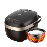 Midea 美的电饭煲 MB-FB50E205 热水快饭 麦饭石内胆 家用智能预约多功能煮饭电饭锅 5L大容量