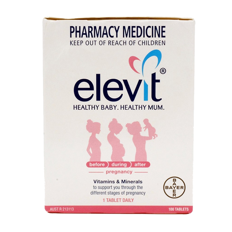 港版香港爱乐维elevit备孕准爸爸叶酸维生素 30粒