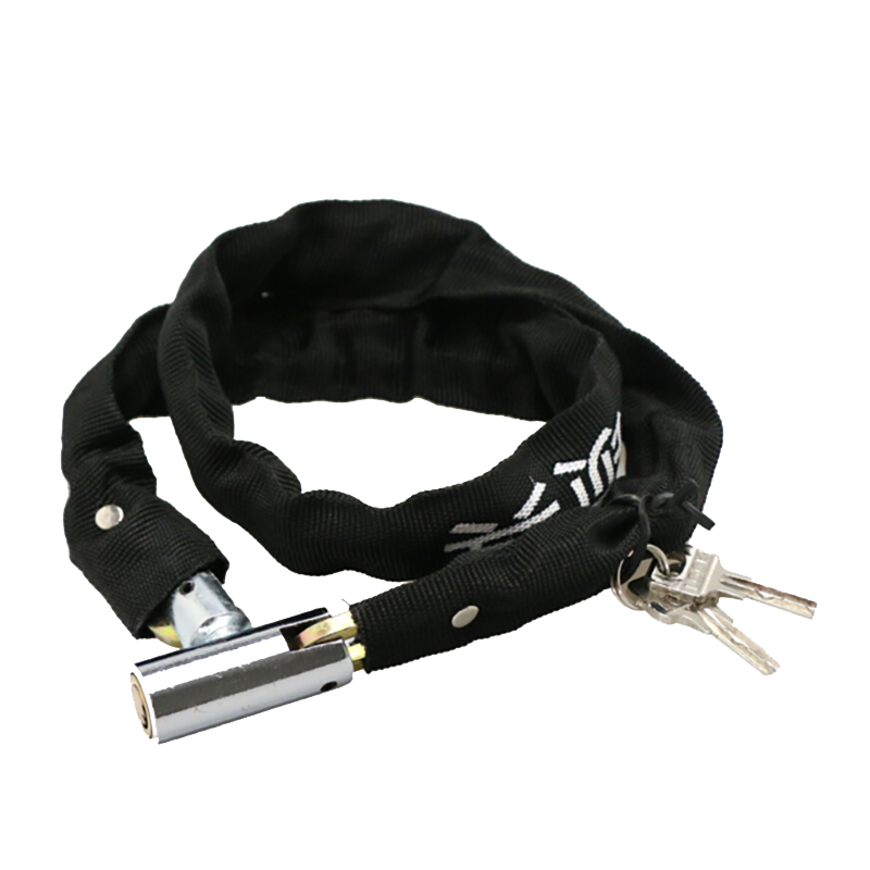 工霸 自行车链条锁单车锁 加粗加重款[87cm 930g]黑色 1个