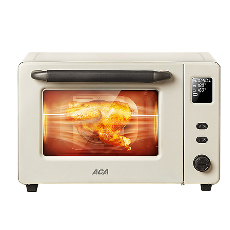 北美电器(ACA)电烤箱家用多功能独立控温低温发酵40升智能菜单热风循环ATO-E45S