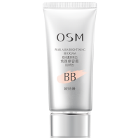 OSM欧诗漫珍珠白晶彩焕颜修容BB霜(自然色)新升级40g 遮瑕修颜cc霜 定妆润色滋养保湿