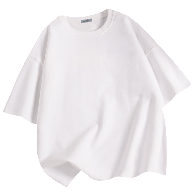 WAXY夏季纯棉短袖T恤女2022新款学生百搭韩版潮流宽松女装上衣ins