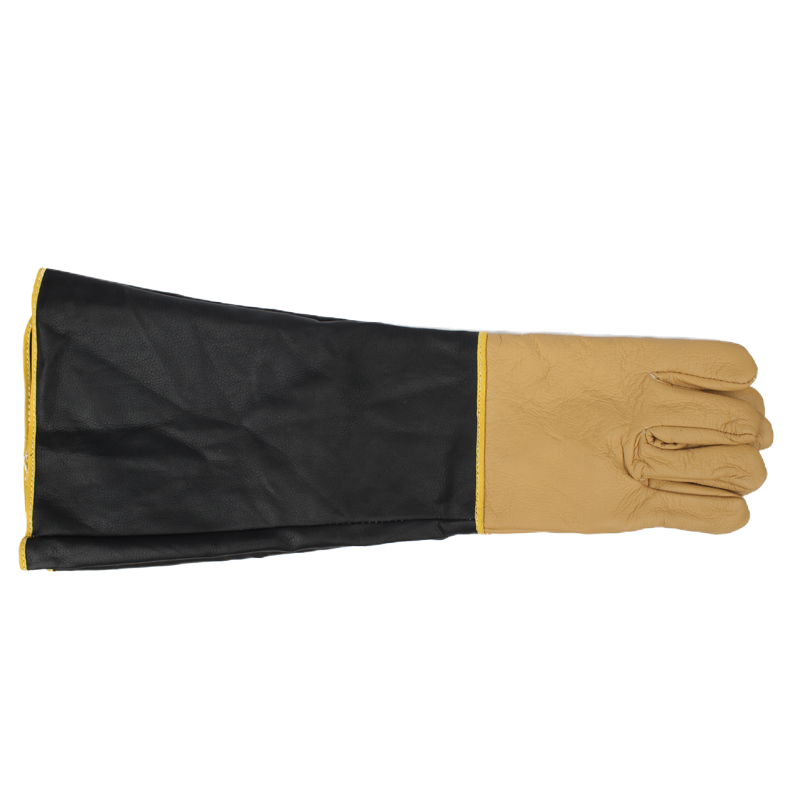 君御 50cm全皮电焊手套 双色均码 厚实 耐高温 防飞溅*1副