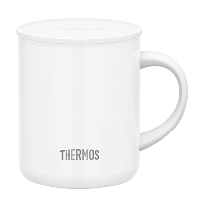 膳魔师(THERMOS)进口真空304不锈钢保温杯FFM-351-MGY 深灰色 350ML商务办公学生男女一杯两用