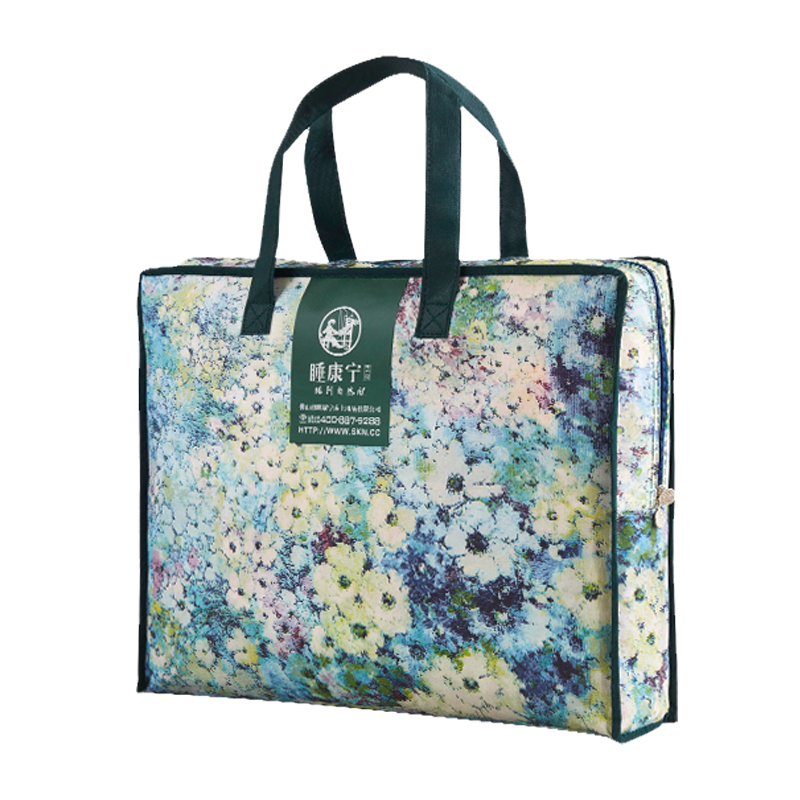 睡康宁(ShuiKangNing) 纯棉空调被全棉夏凉被舒适亲肤夏季薄被子学校办公室午睡休息多用被透气新疆棉花时尚花卉