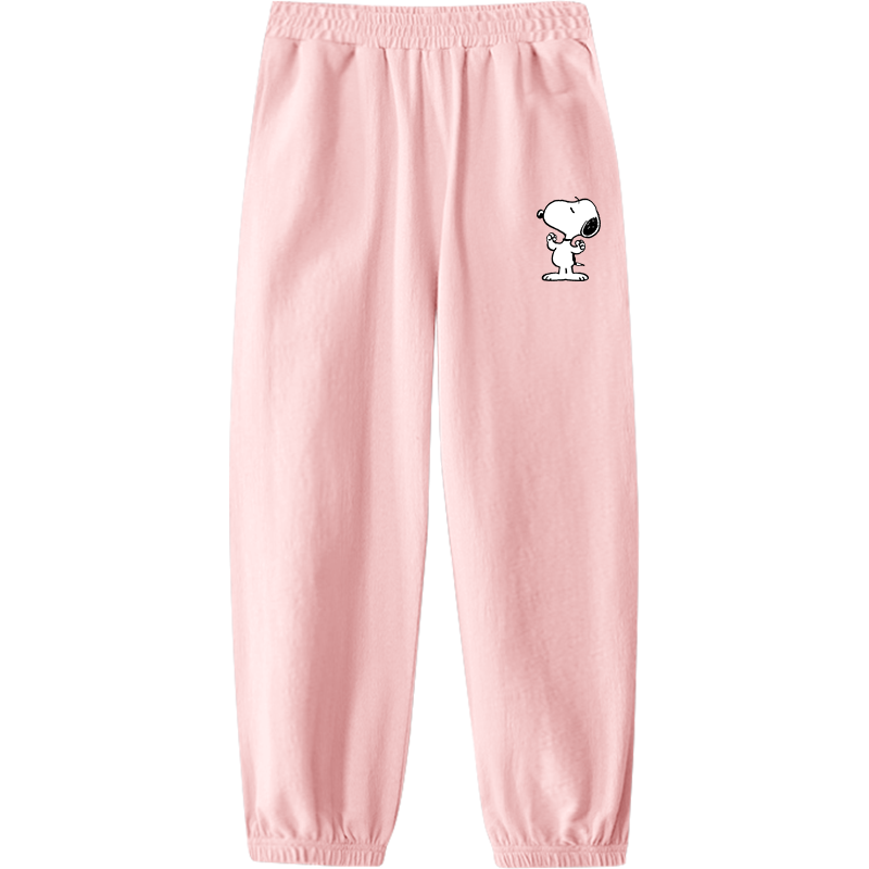 史努比童装男童女童夏季防蚊裤运动休闲修身裤子 TWK1