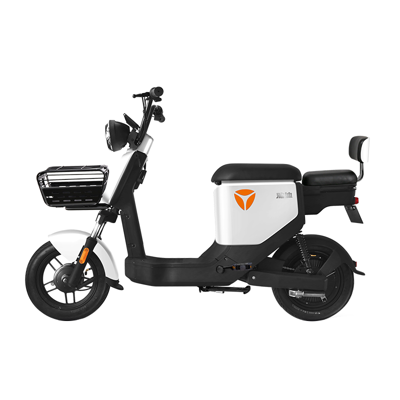 雅迪(yadea)欧逸升级版电动车轻便代步踏板车电瓶车男女代步车锂电轻便电动车续航100公里48V24A灰-NE1