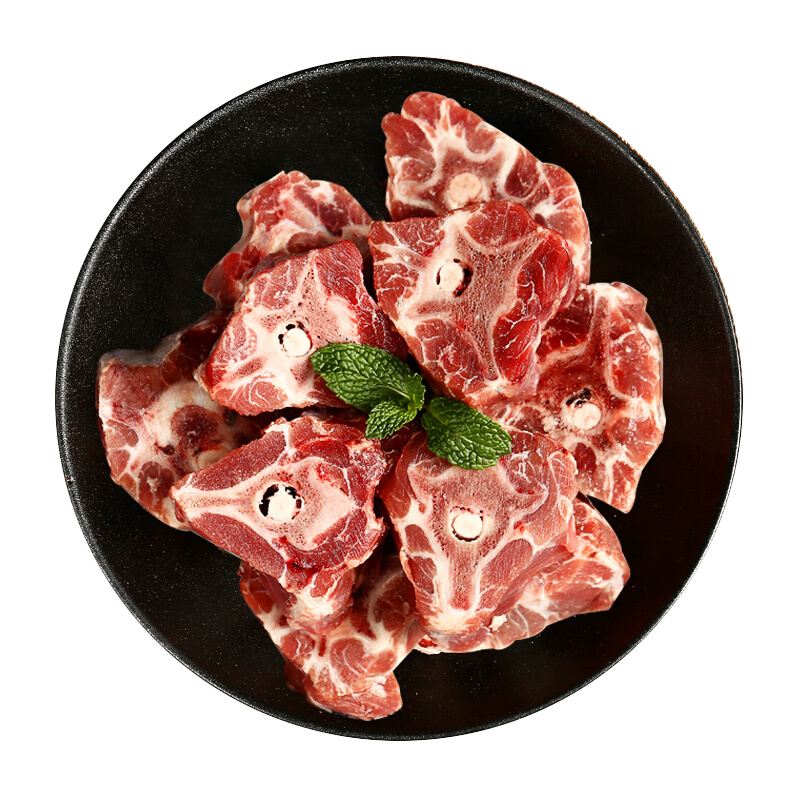 4袋*500g内蒙古羔羊羊蝎子赠专用炖煮料 火锅食材 羊脊骨羊肉生鲜 炖煮煲汤