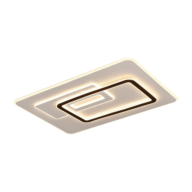 北欧led吸顶灯长方形客厅灯后现代简约卧室餐厅灯饰灯具全屋套餐