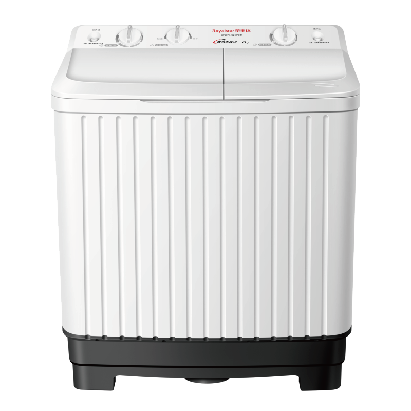 荣事达(Royalstar)8公斤双缸洗衣机家用大容量半自动租房宿舍用双桶双缸小型洗衣机 XPB80-957PHR