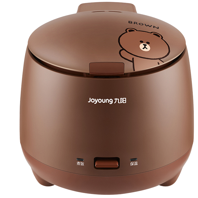 九阳 (Joyoung) line 布朗熊联名款电饭煲 F15FZ-F181(BROWN) 1.5小容量一人食 Q萌小巧