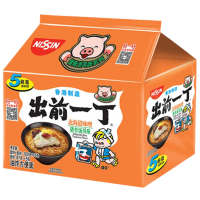 出前一丁 日清 进口方便食品 方便面 北海道味增猪骨汤味 100g*5袋/包*2包组