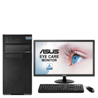 华硕(ASUS)商用 E500 G6 23.8英寸(I5-10500 16G 2T+256G 4G独显 DOS)