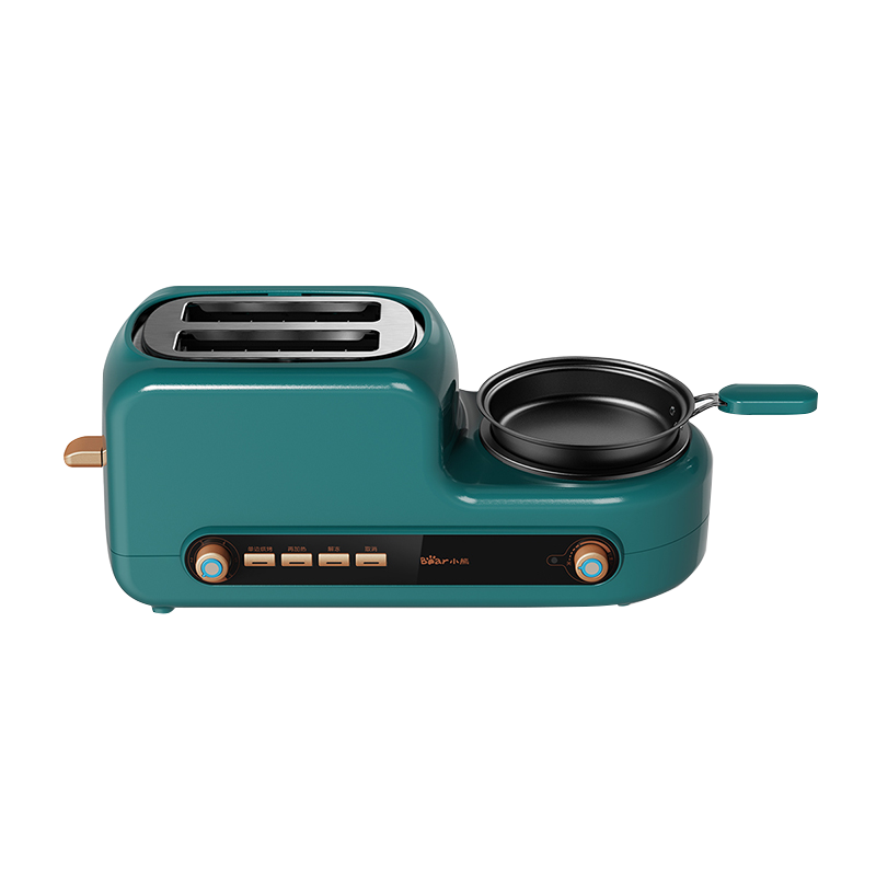 小熊(Bear)多功能全自动多士炉电煎蛋器煮蒸蛋器吐司机 烤面包机家用三明治早餐神器 DSL-A02Z1