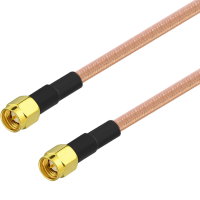 博扬 SMA公-SMA公RF射频线 高频RG142镀银双屏蔽SFF50-3线(0-6) BY-142-SMA/SMA