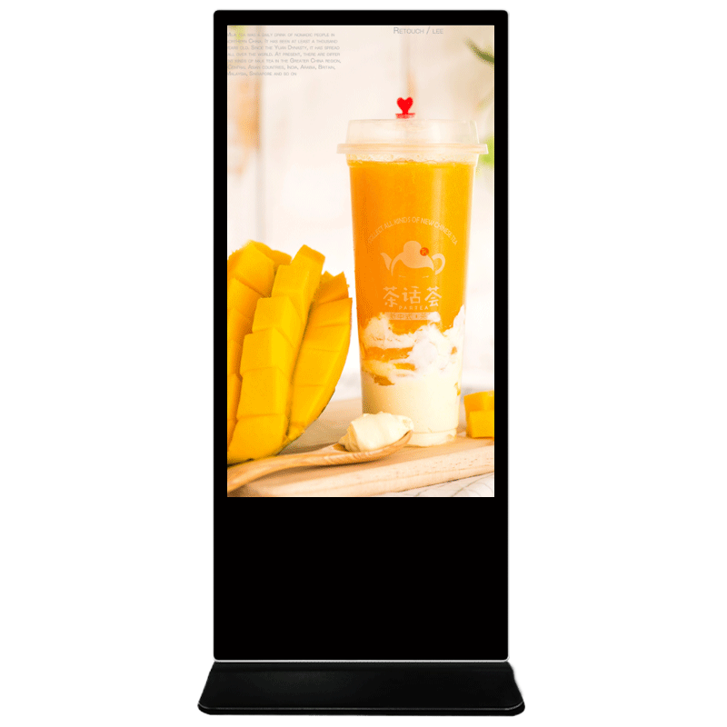 数冠22寸32寸43寸50寸55寸65寸壁挂广告机显示屏立式落地吊挂奶茶店电视互动触摸4k高清竖电梯海报宣传屏无线