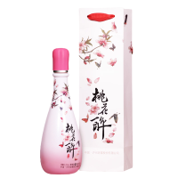 泸州老窖 桃花醉时尚版 22度 500ml单瓶白酒