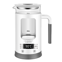 苏宁宜品X生活元素养生壶 迷你煮茶器 煮茶壶煎药壶电茶壶花玻璃烧水壶电热水壶养生杯0.6L智能 I13