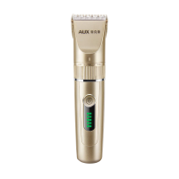 奥克斯(AUX) 理发器 强劲动力充插两用持久续航电推剪电推子剃头刀电动成人儿童剪发器 刀头水洗 [土豪金]双普剪刀