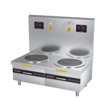 乐创(lecon)商用双头矮汤炉 10KW*2酒店饭堂企业电磁灶 LC-J-SAT10