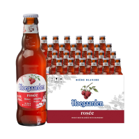 福佳(Hoegaarden)比利时风味果味 精酿啤酒 玫瑰红啤酒 248ml*24瓶箱装