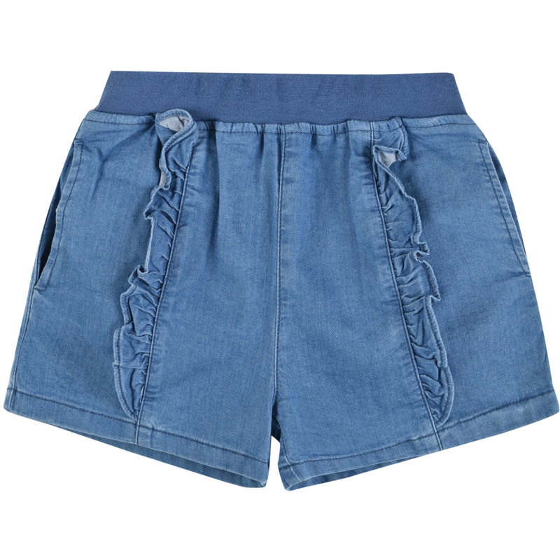 [清仓价:19元]铅笔俱乐部童装夏季女童牛仔裤薄款儿童中大童短裤休闲韩版新款