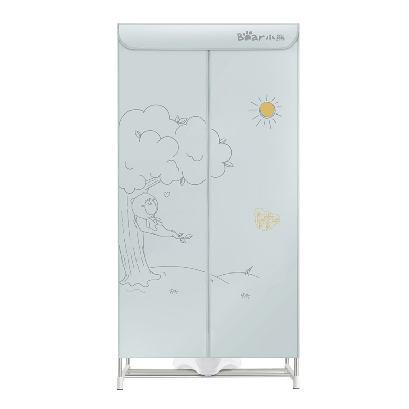 小熊(Bear)干衣机/烘干机家用婴儿衣物暖风烘衣机高温杀菌双层大容量干衣柜风干机定时烘干衣柜 HGJ-B10V1标准版