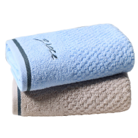 洁丽雅(Grace)毛巾 纯棉吸水洗脸巾柔软简约面巾擦脸洁面巾 2条装 颜色随机